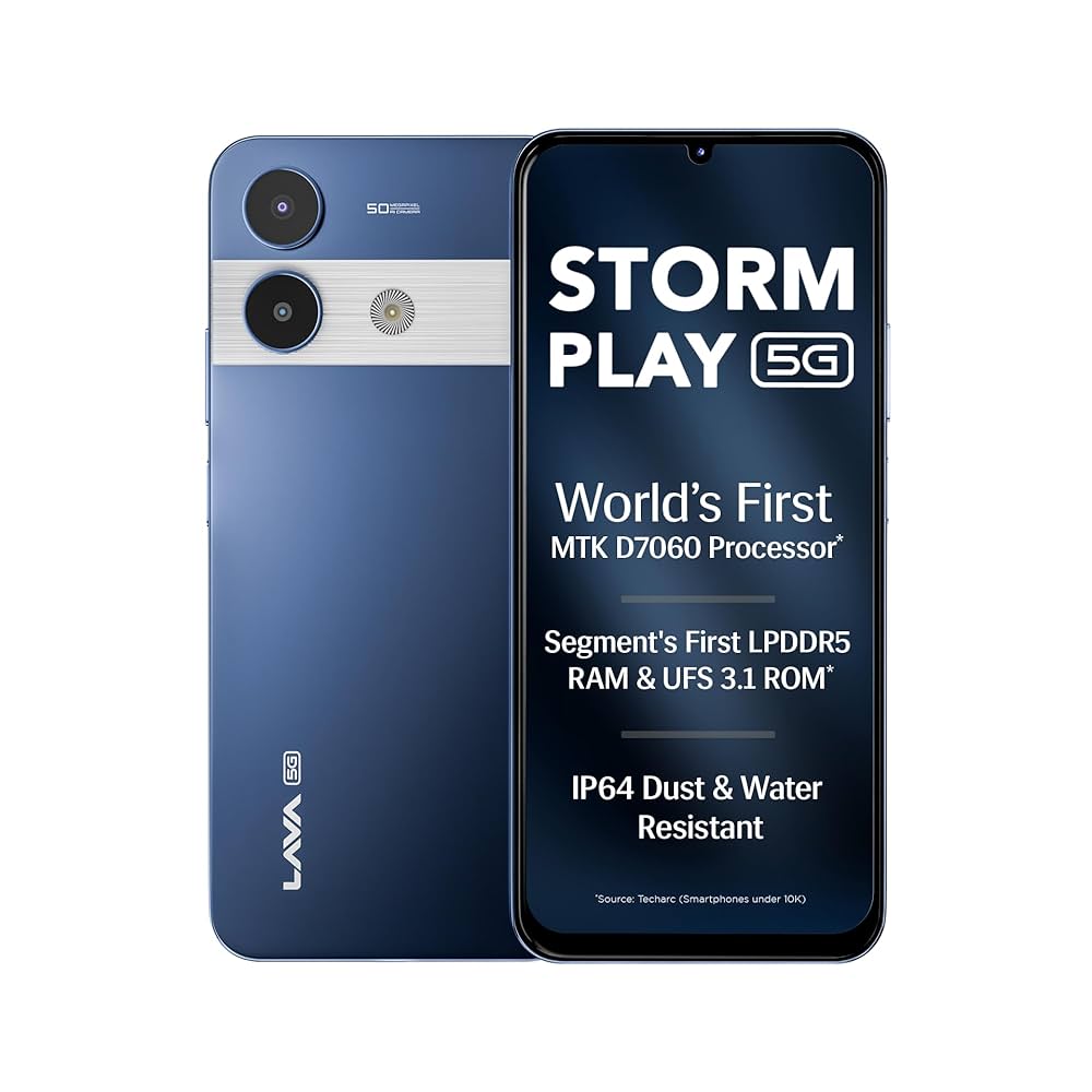 Lava Storm Play and Storm Play Lite launching in India 2025