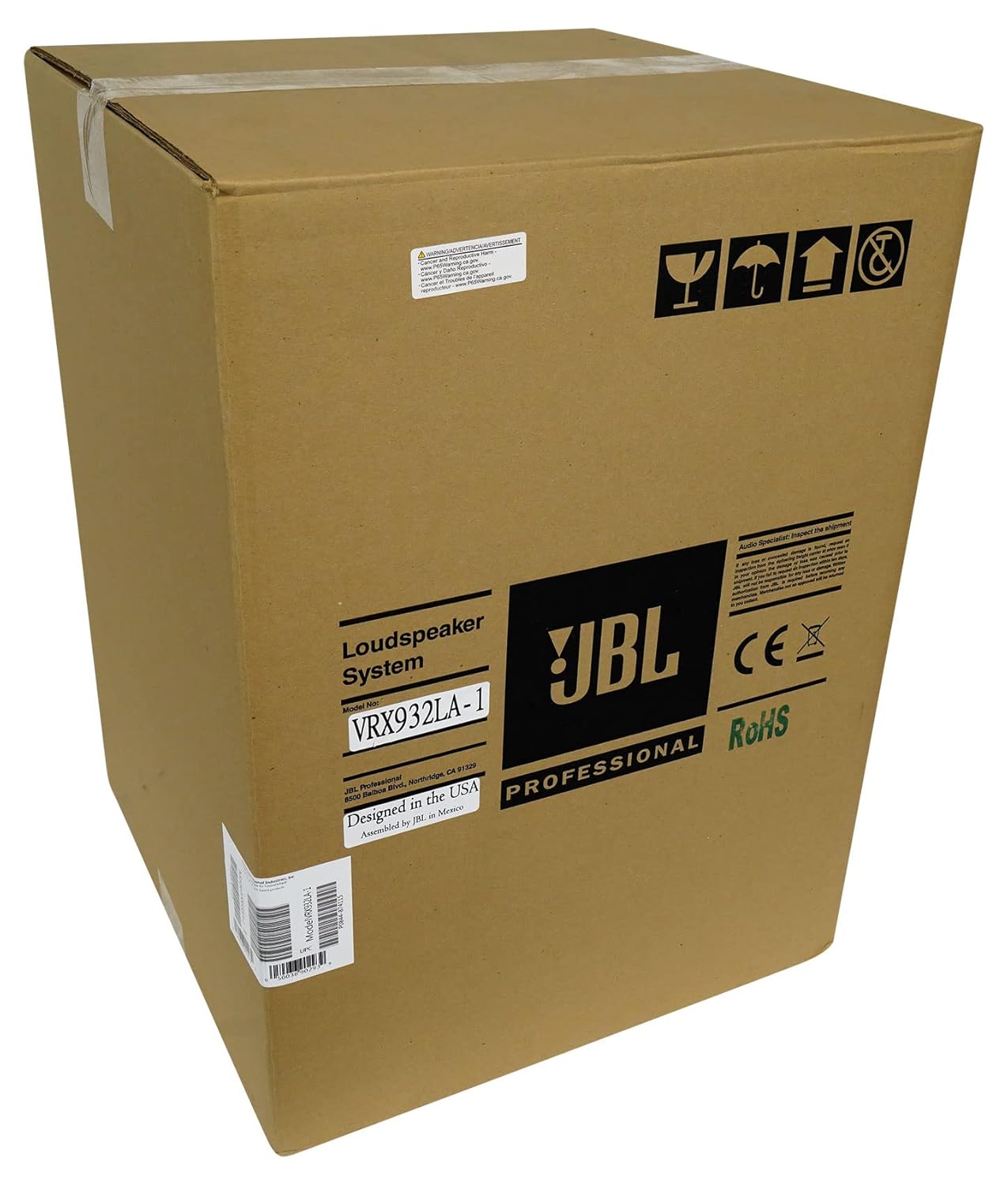 JBL VRX932LA-1 12 inch Two-Way Line Array Passive Loudspeaker System 2025