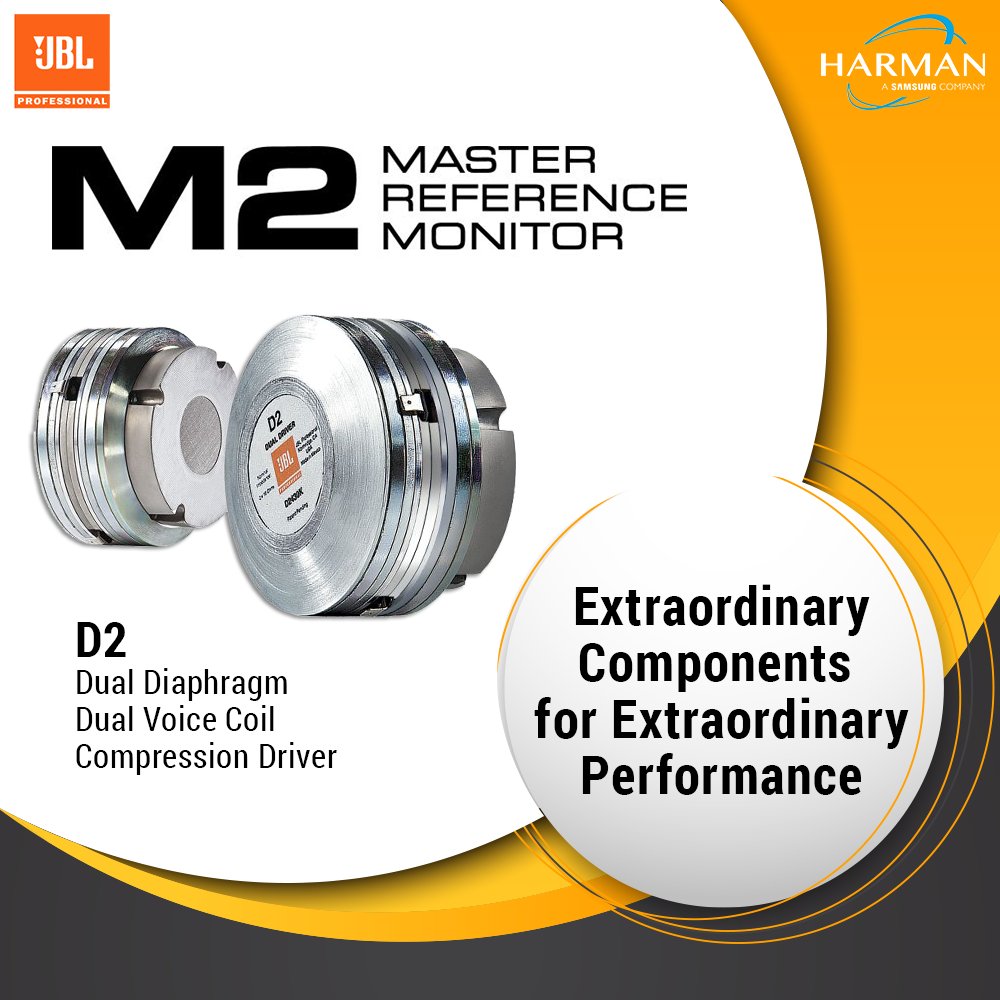 JBL D2 DUAL DIAPHRAGM DUAL VOICE COIL COMPRESSION DRIVER Best Quality Tweeter Harman 2025