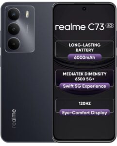 Realme C73 5G With MediaTek Dimensity 6300 SoC, 6,000mAh Battery Launched in India