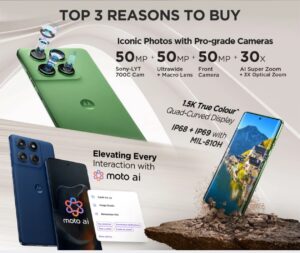 Motorola Edge 60 Set to Launch in India 10th Jun 2025