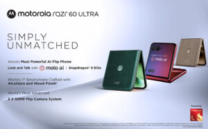 Motorola Razr 60 Ultra With Snapdragon 8 Elite Chip