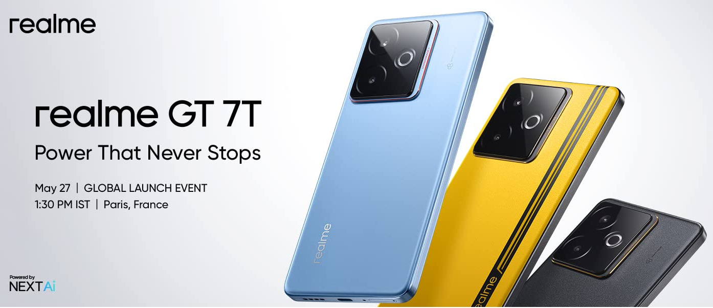 Realme GT 7T is equipped with a MediaTek Dimensity 8400-Max chipset